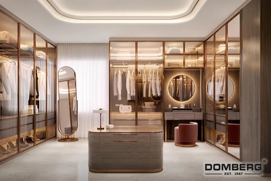 Современные гардеробы — Современные гардеробные комнаты от Domberg Atelier